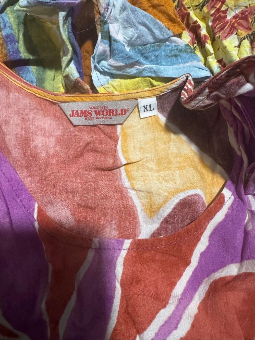 Jams World tropical print dress XL - Picture 2 of 7